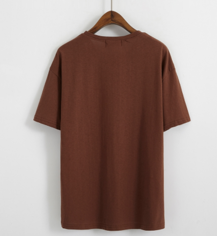 Embroidery Coconut Short Sleeve T-shirts women