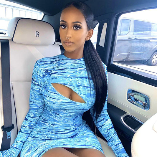 Sexy Long Sleeve Nightclub Dress Plus Size included