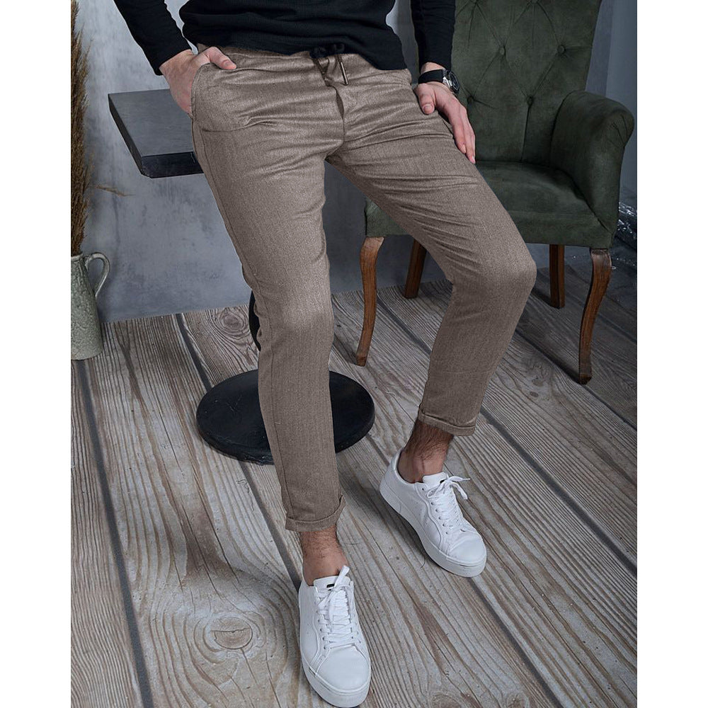 Texture Cloth Men's Casual Pants