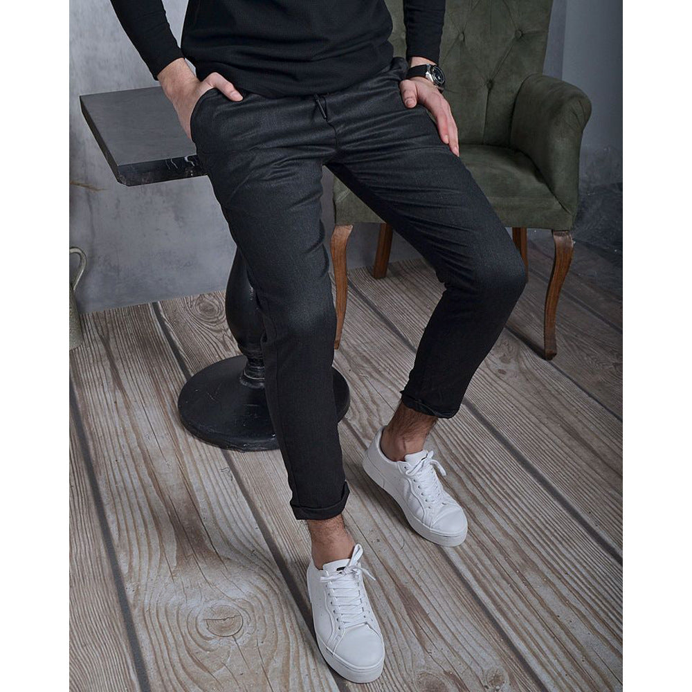 Texture Cloth Men's Casual Pants
