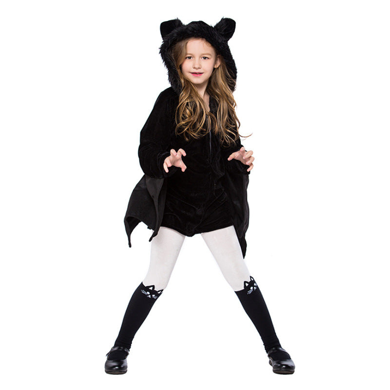 Halloween Children's Black Bat Costumes