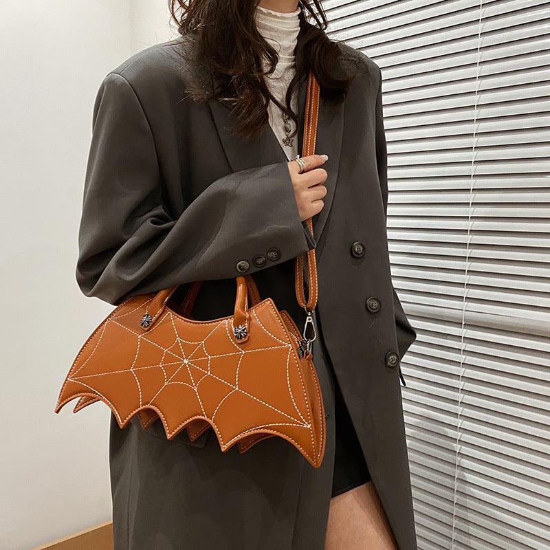 Halloween Spider Web Shape Shoulder Bag