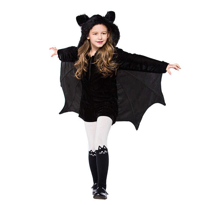 Halloween Children's Black Bat Costumes