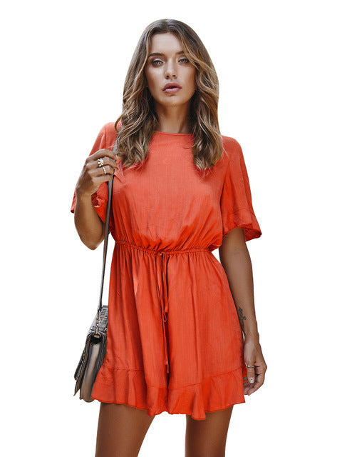 Spring Women Jumpsuits Beach Dress