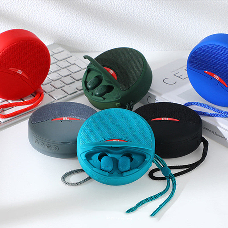 Portable Headset Bluetooth Speaker Integrated Wireless 3D Stereo Subwoofer With FM Radio