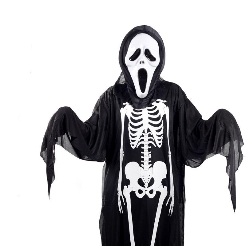 Skeleton ghost costume adults and kids