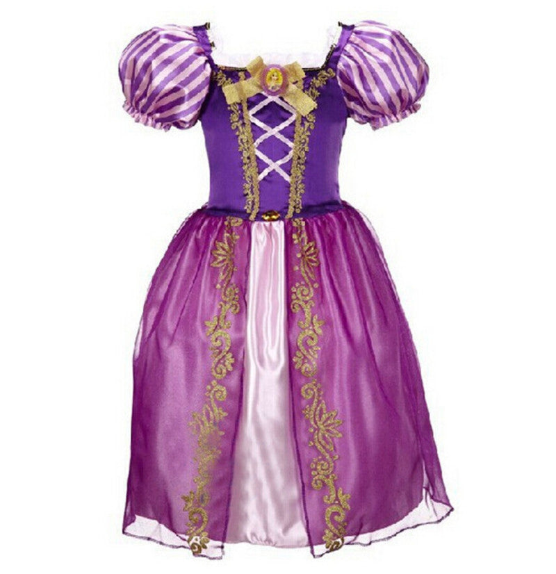 Short-Sleeved Halloween Children Princess Dresses