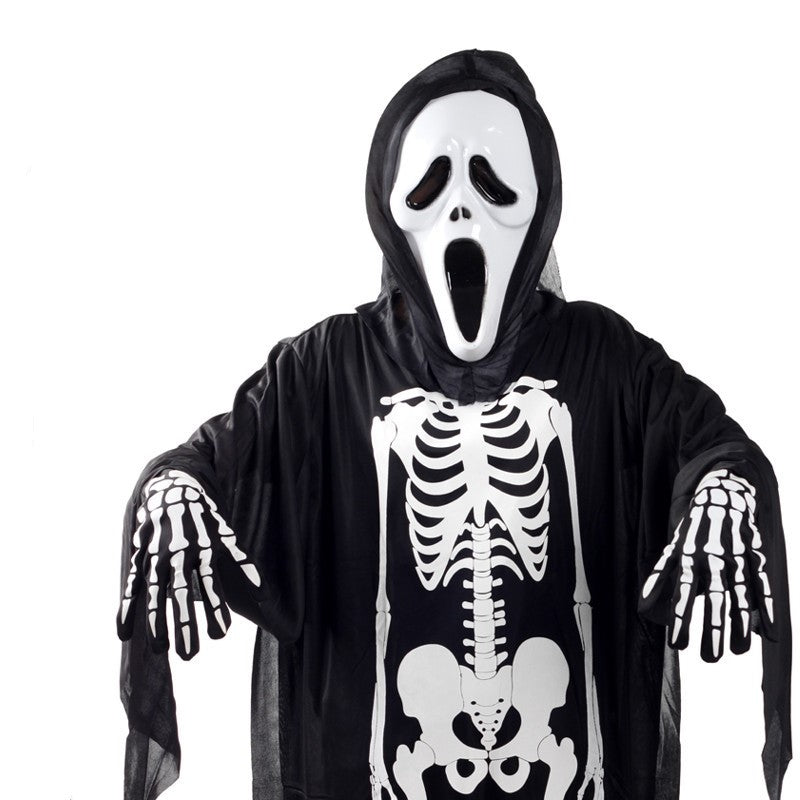 Skeleton ghost costume adults and kids