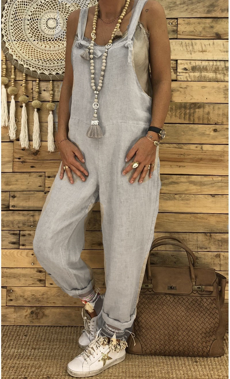 Loose jumpsuit plus size overalls