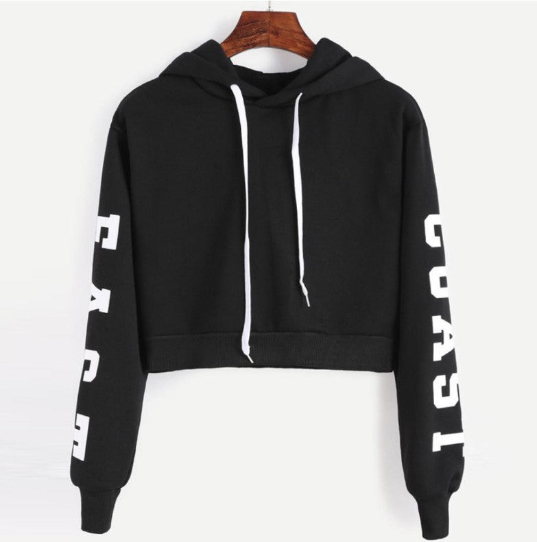 Short hooded sweater