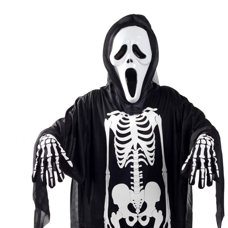 Skeleton ghost costume adults and kids