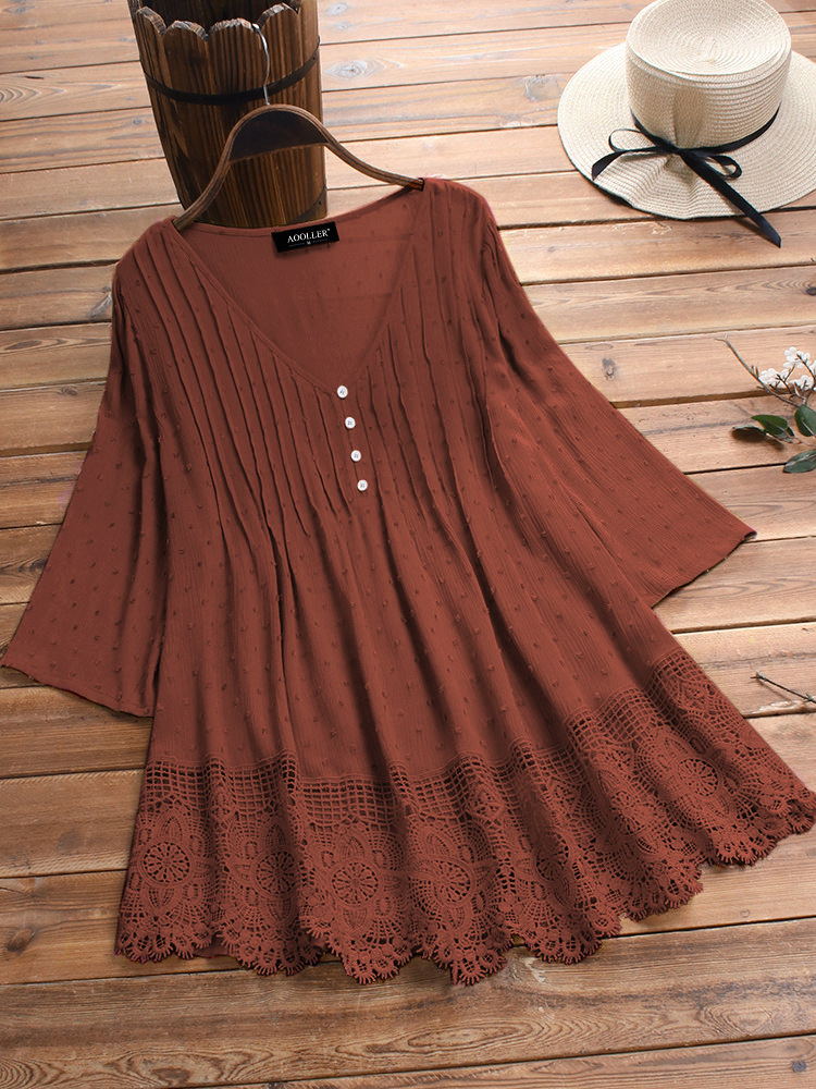 Flowing Lace bottom Boho Dress Plus sizes available