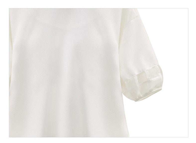 Women thin Ruffled chiffon Top