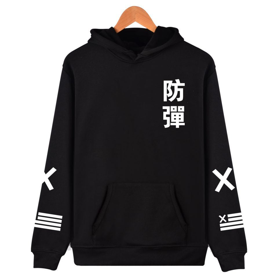 Hooded sweater for men and women couples fleece jacket