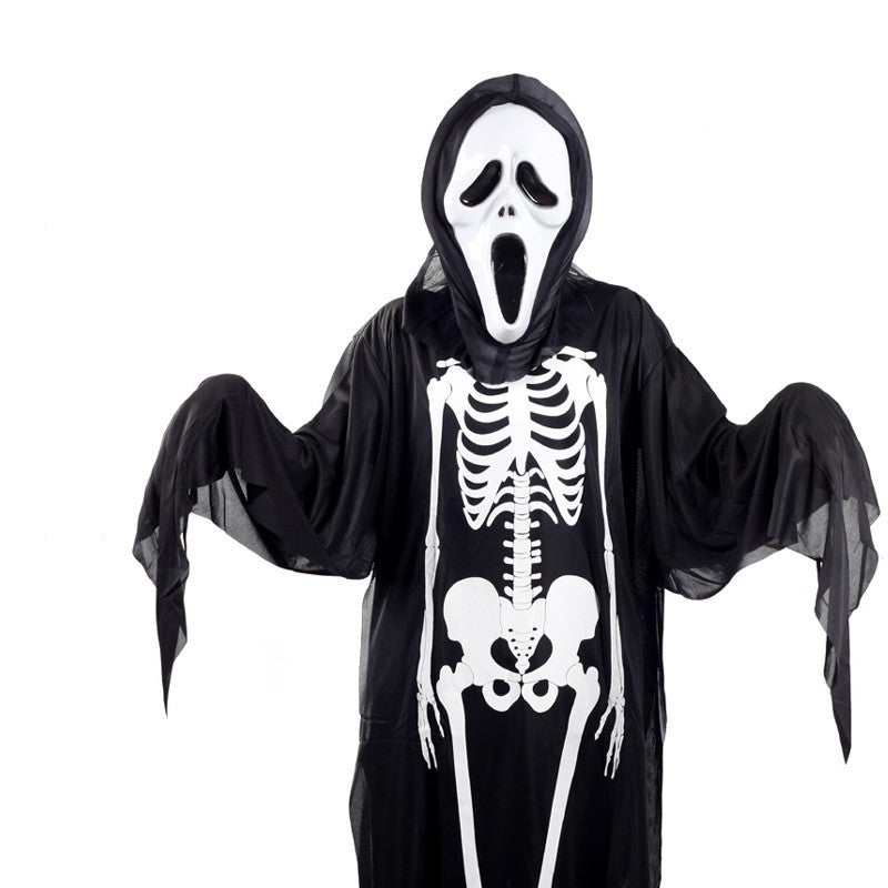 Skeleton ghost costume adults and kids