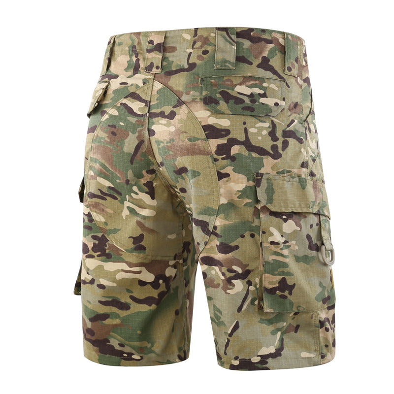 Breathable camouflage shorts