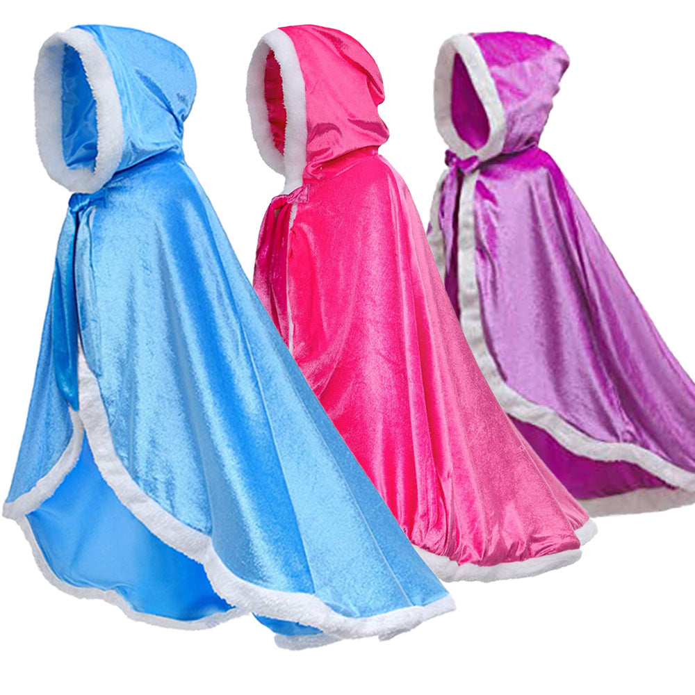 Hooded Cloak or Shawl for Girls Costume