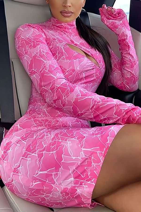 Sexy Long Sleeve  Nightclub Dress Plus Size included