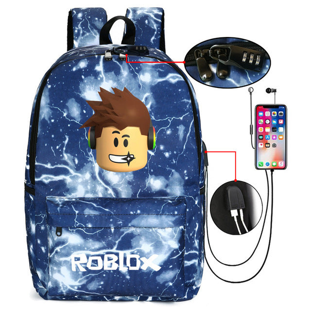 Roblox USB Charging Backpack