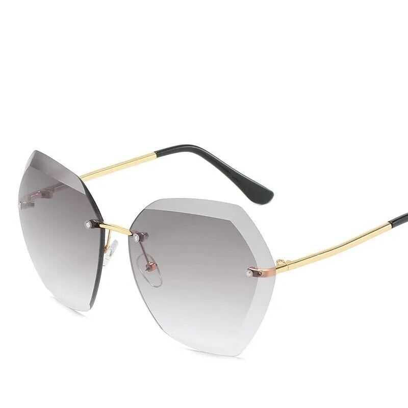 Diamond-Studded Sunglasses For Women