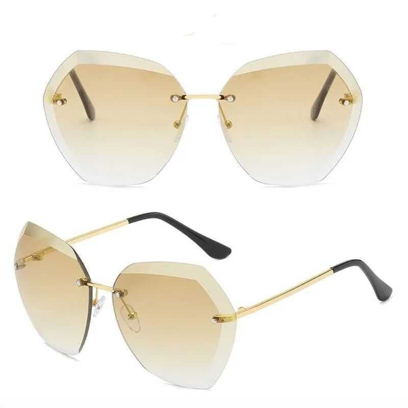 Diamond-Studded Sunglasses For Women