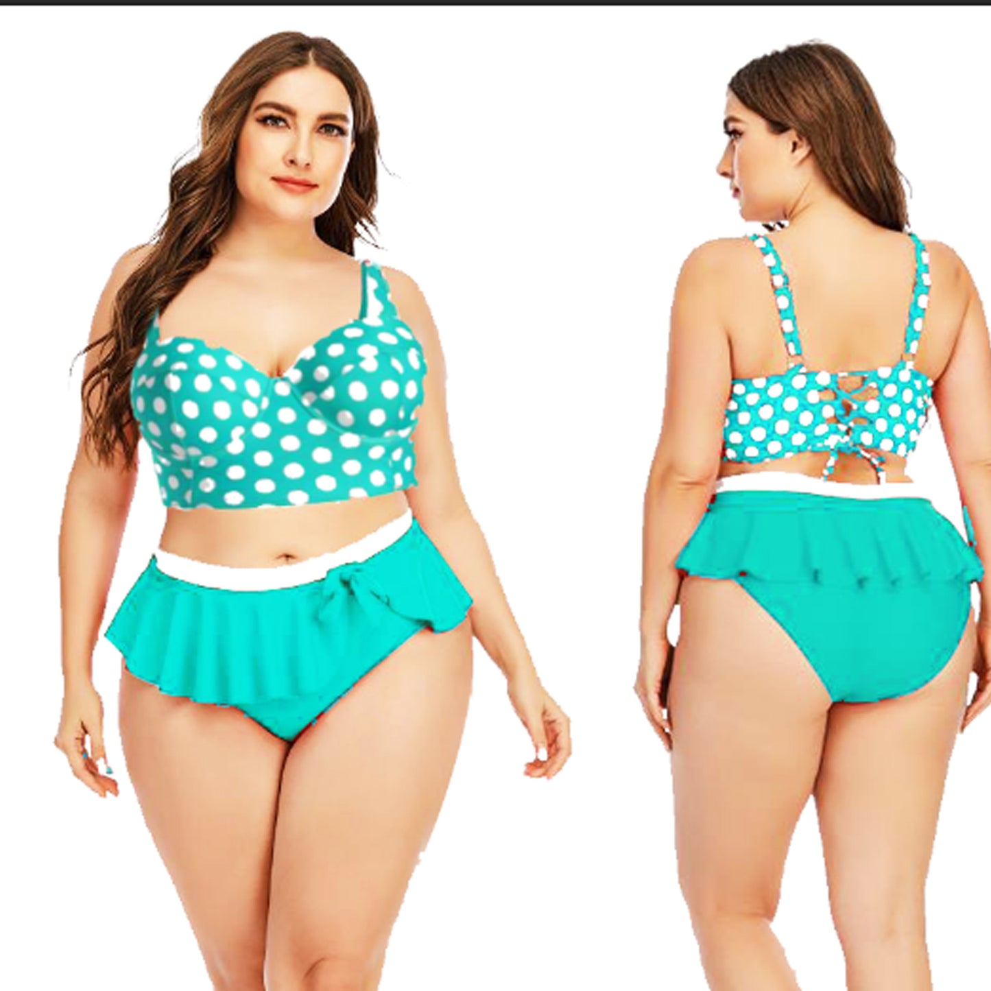 Plus Size Women Swimwear Push Up Bikini