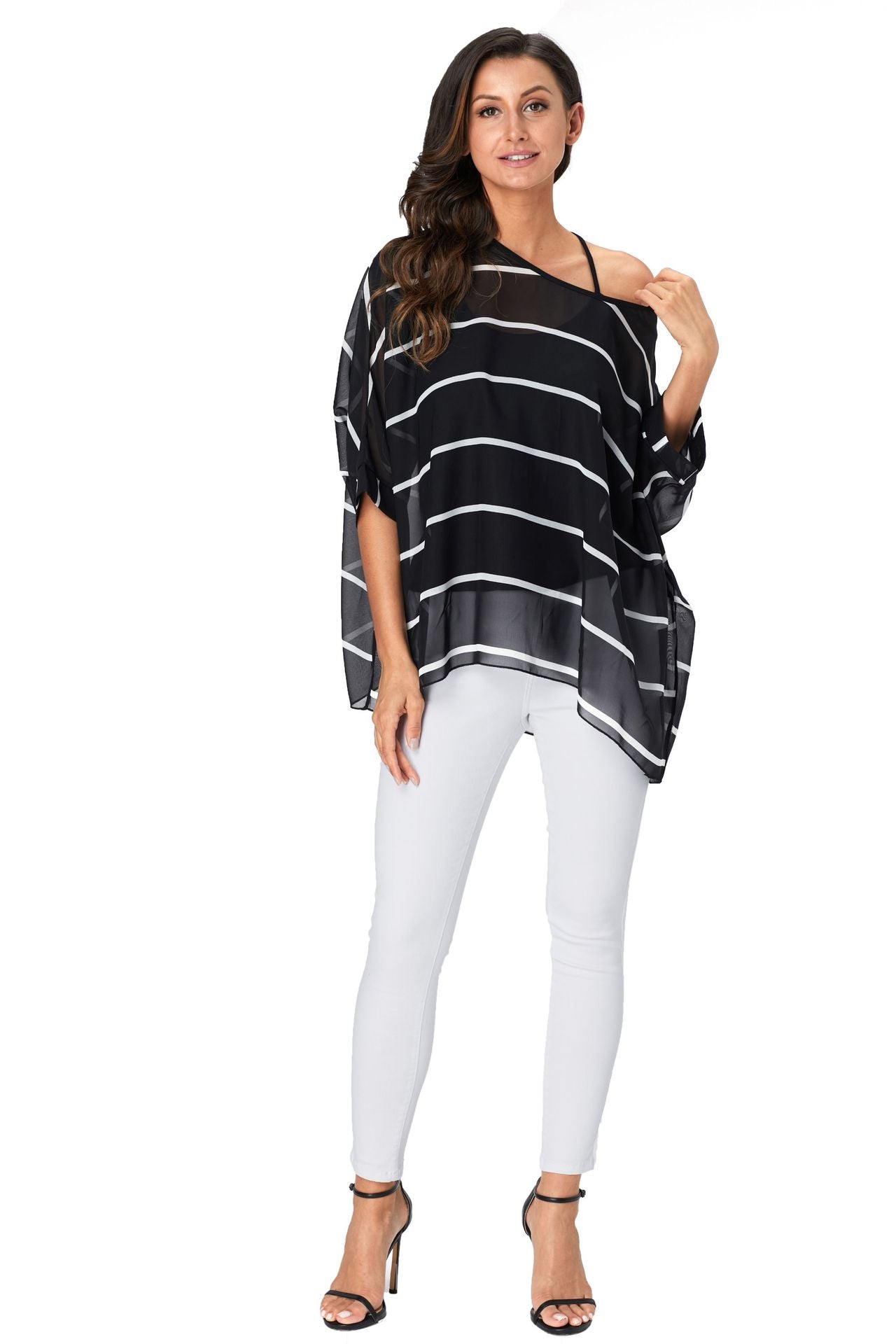 Plus size women's cover-up blouse