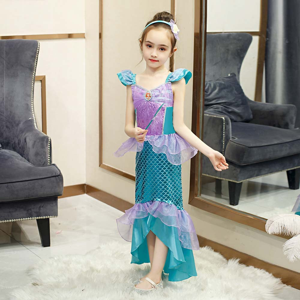 Girls' Little Mermaid Ariel Halloween Costume