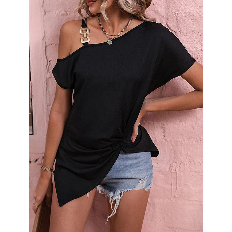 Women Clothes Off Shoulder Blouse