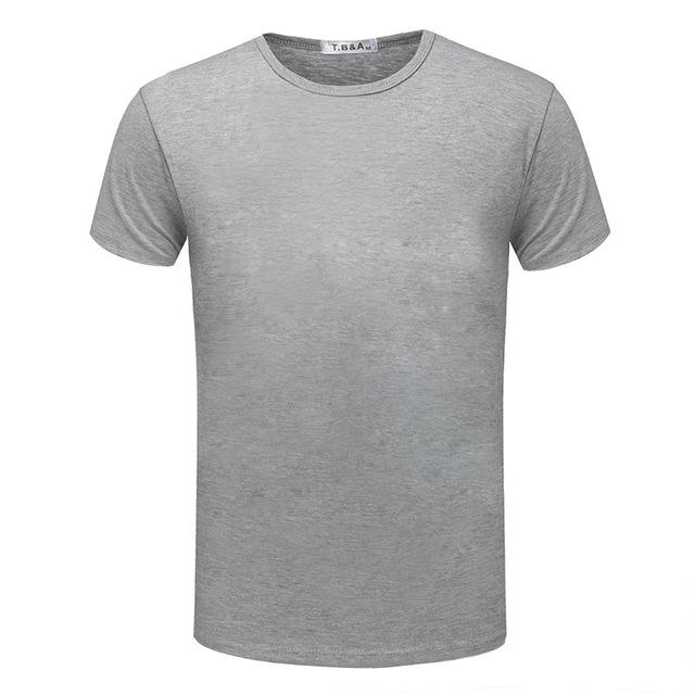 Mens Short Sleeve round neck Slim T Shirt