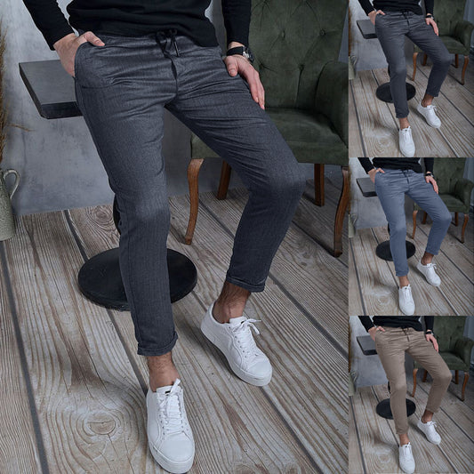 Texture Cloth Men's Casual Pants