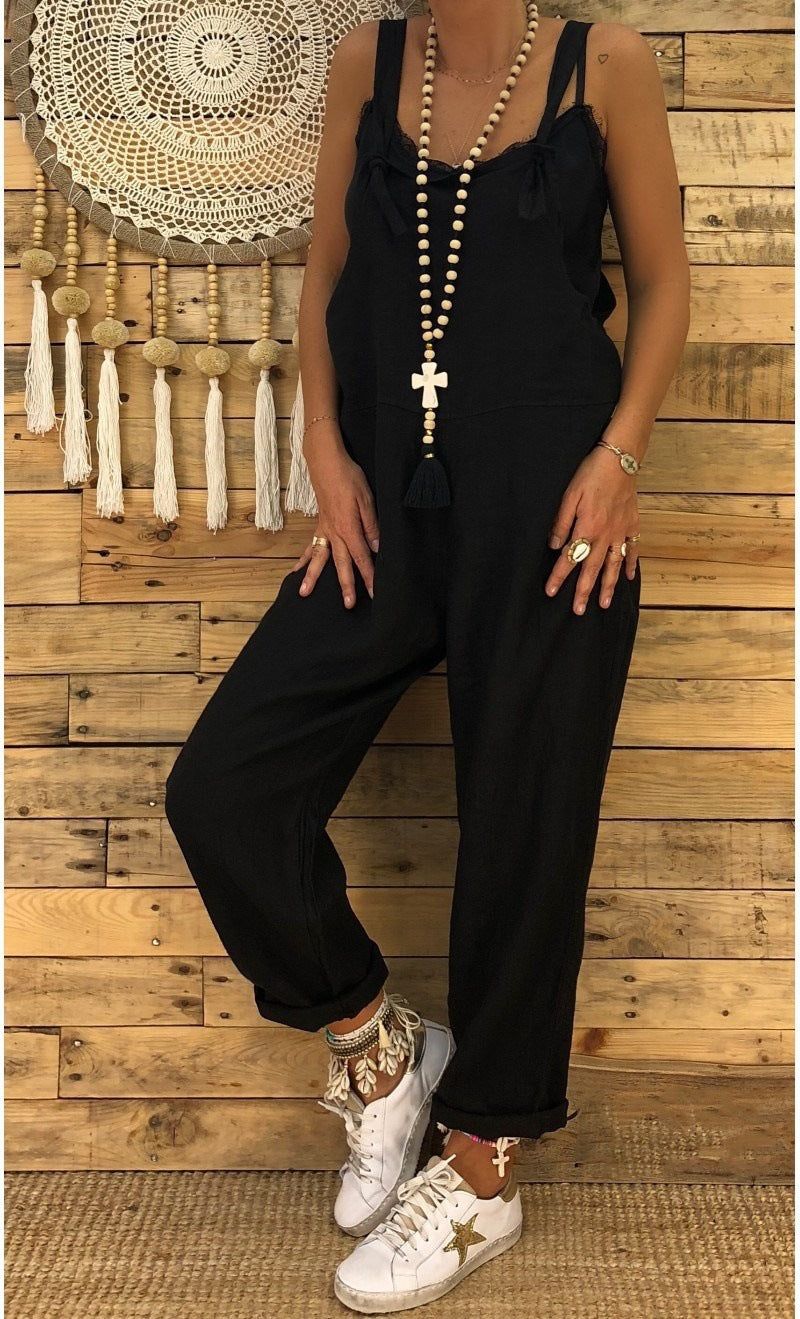 Loose jumpsuit plus size overalls