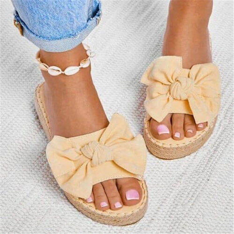 Bow sandals women