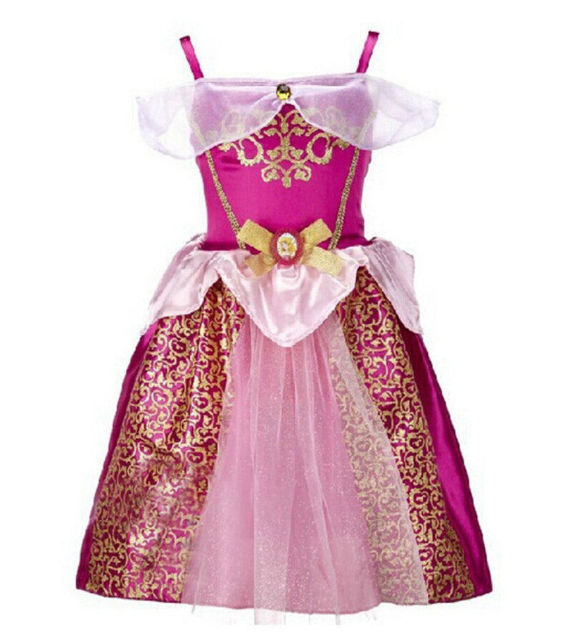 Short-Sleeved Halloween Children Princess Dresses