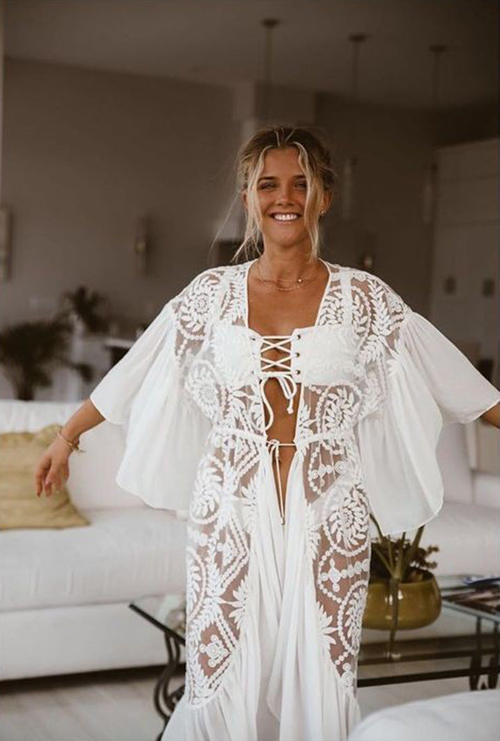 Crochet or Knitted Beach Cover up dress