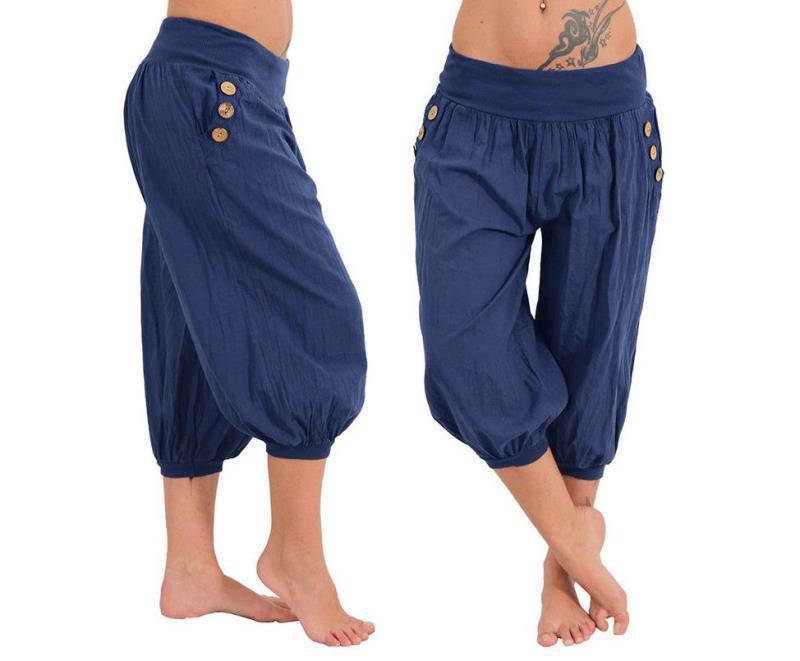 Casual Plus size Genie Capri Pants