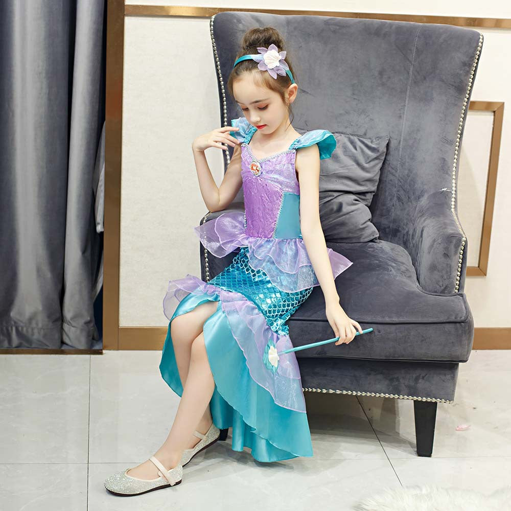 Girls' Little Mermaid Ariel Halloween Costume