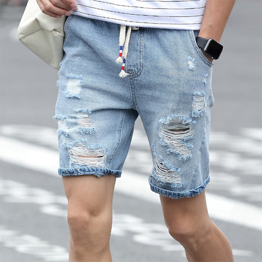 Mens Denim Shorts Slim