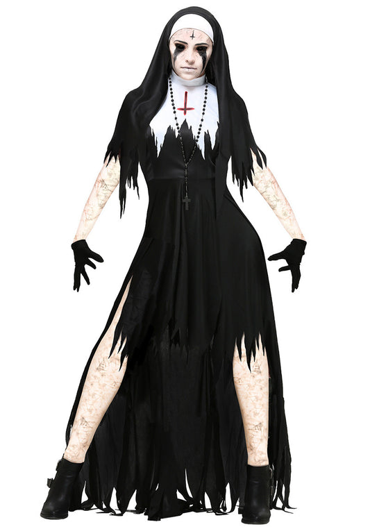 Women Black Vampire Fantasy Dress costume