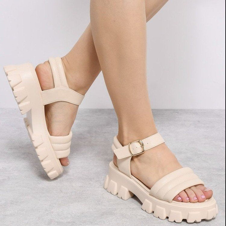 Platform Casual Buckle Ladies Sandals