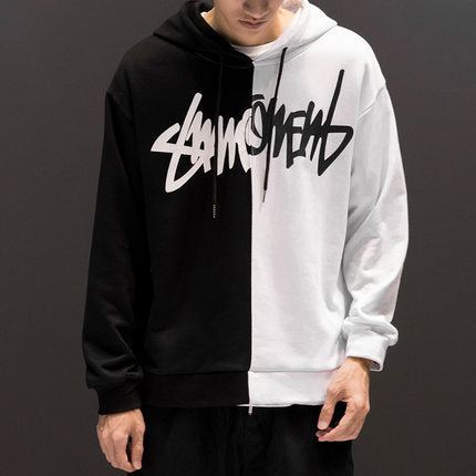 Pullover Men High Street Fashion Hooded Sweatshirts