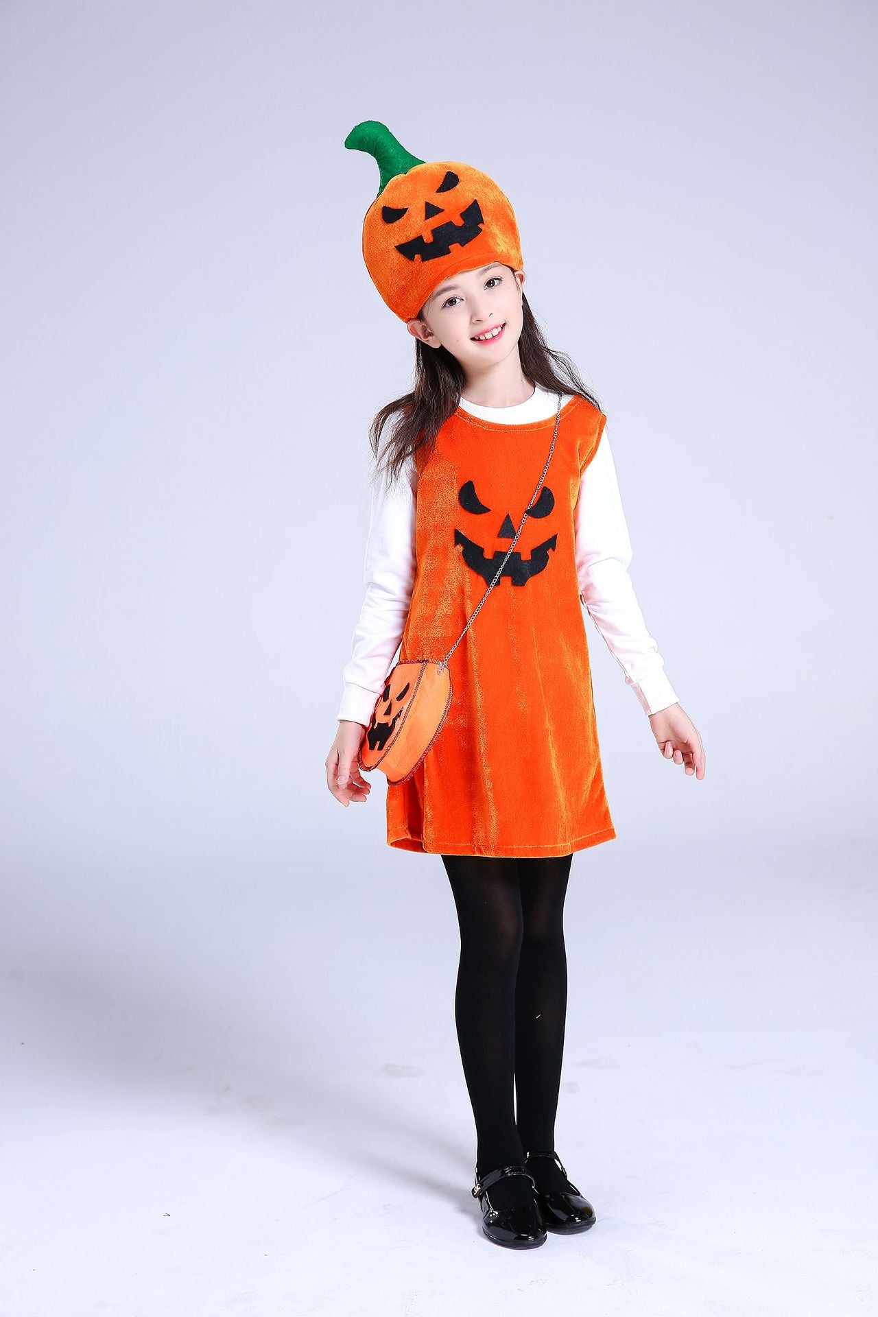 Children's Halloween costume girls pumpkin or witch costume