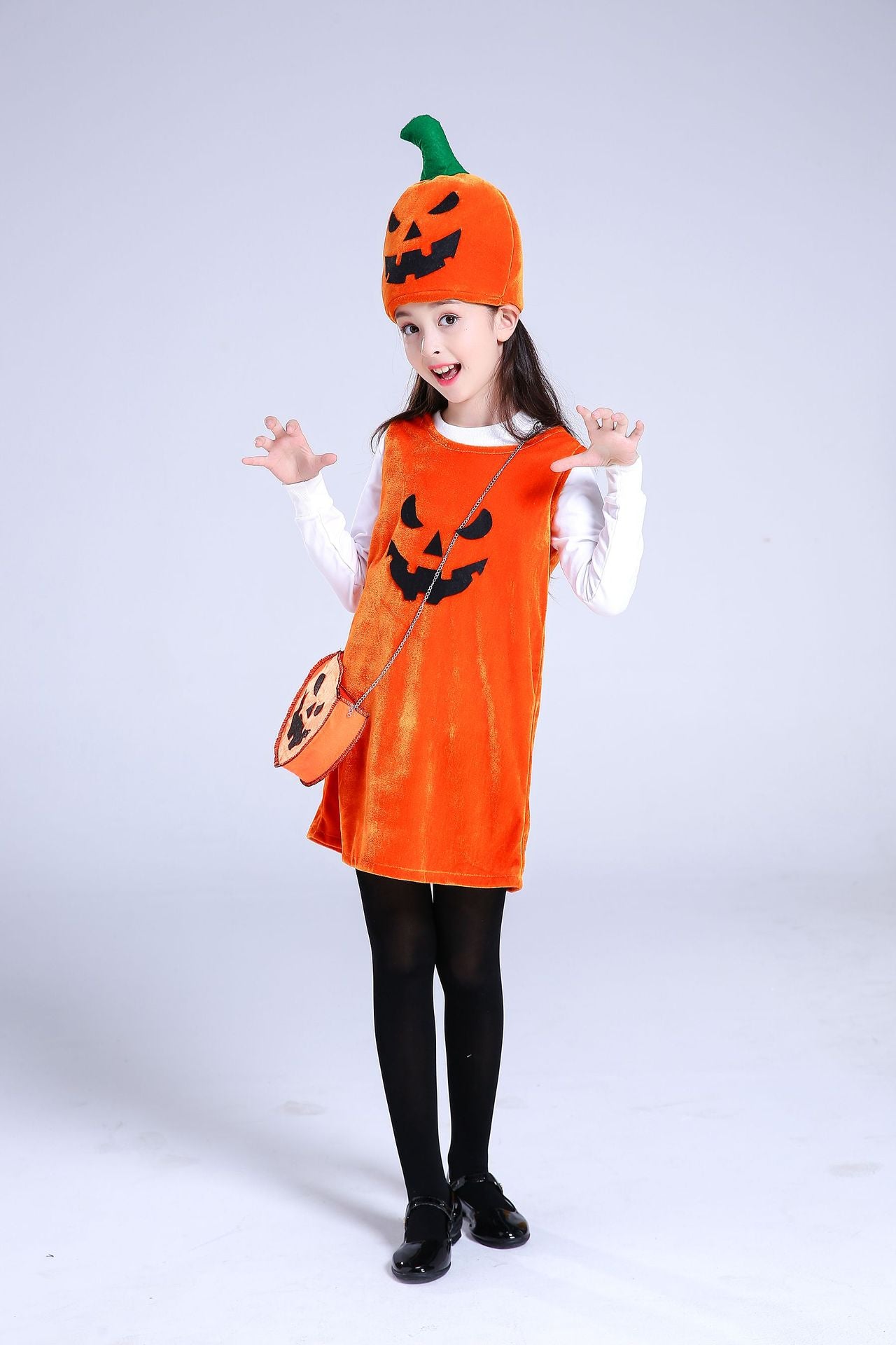 Children's Halloween costume girls pumpkin or witch costume