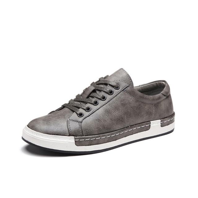 Faux Leather Men Shoes