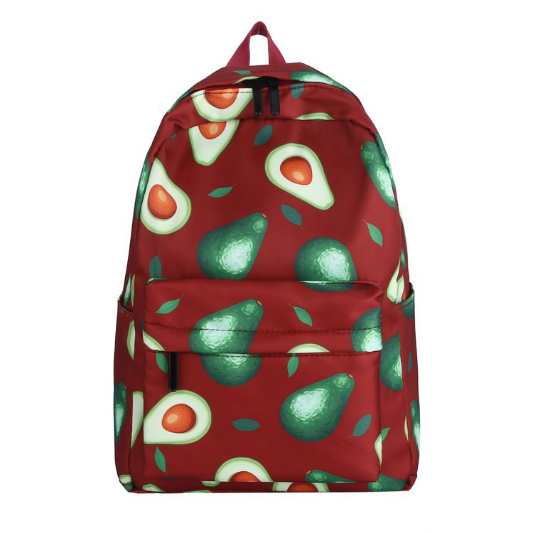 Avocado Backpack For Junior And High School Students