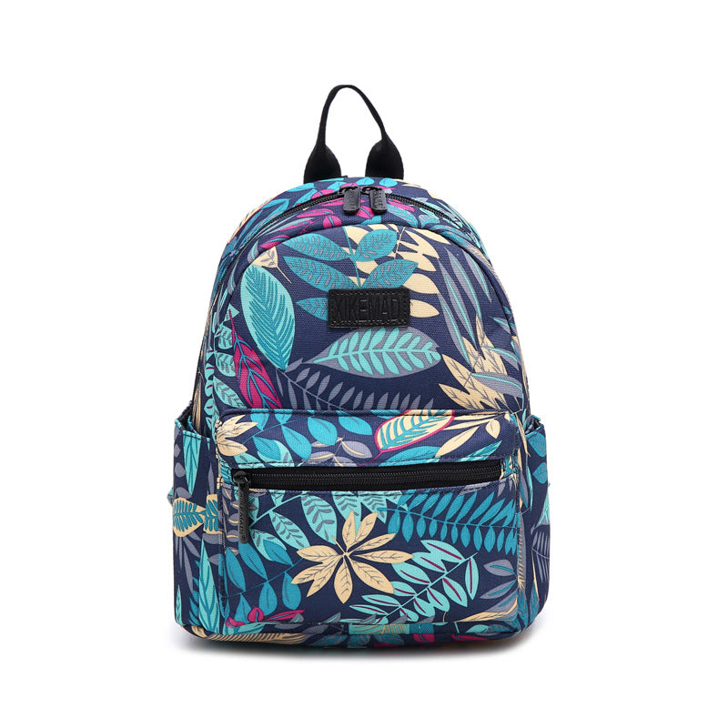 Printed Nylon Waterproof Backpack