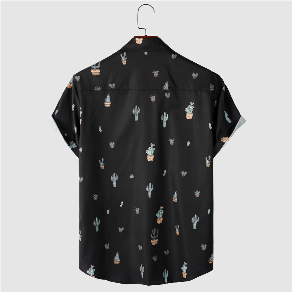 Cactus Print Shirt For Men