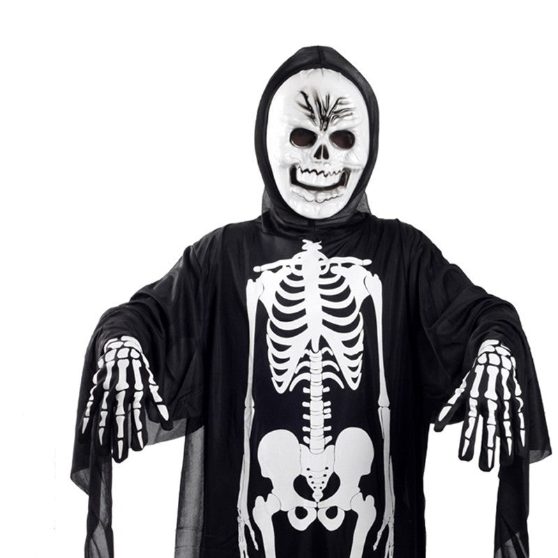 Skeleton ghost costume adults and kids