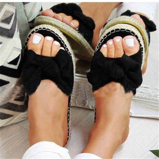 Bow sandals women