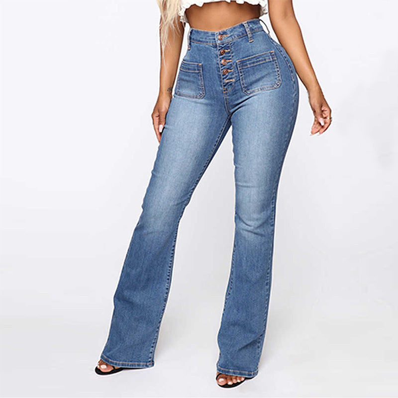 Ladies High Waist Denim Plus sizes available